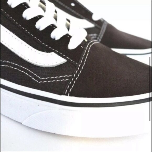 Vans old Skool brown chocolate torte shoes sneaker,  canvas casual woman size 5 - Picture 3 of 4